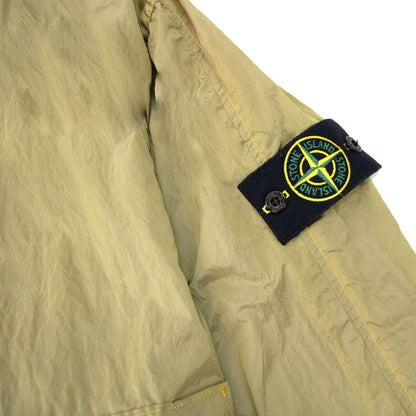 Stone Island Nylon Zip Up Jacket Neon Yellow V0030