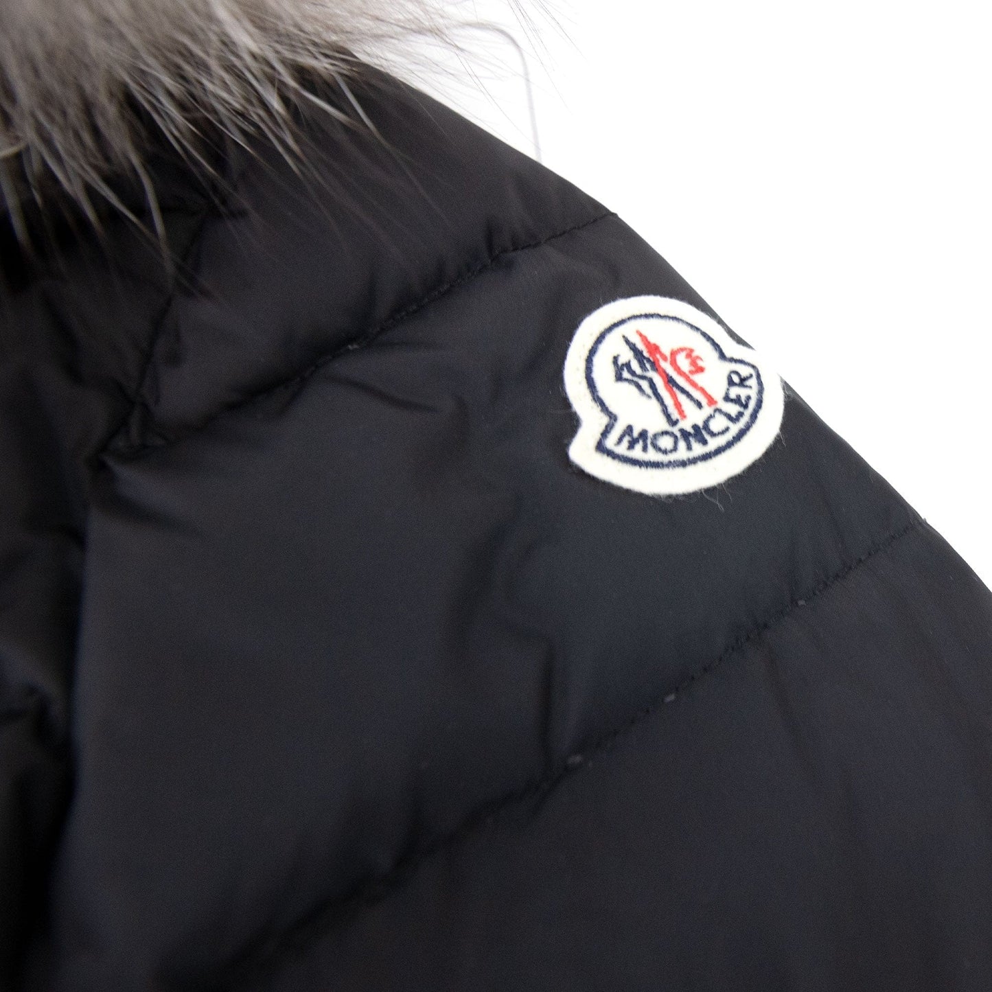 Moncler Abelle Long Parka Coat in Black