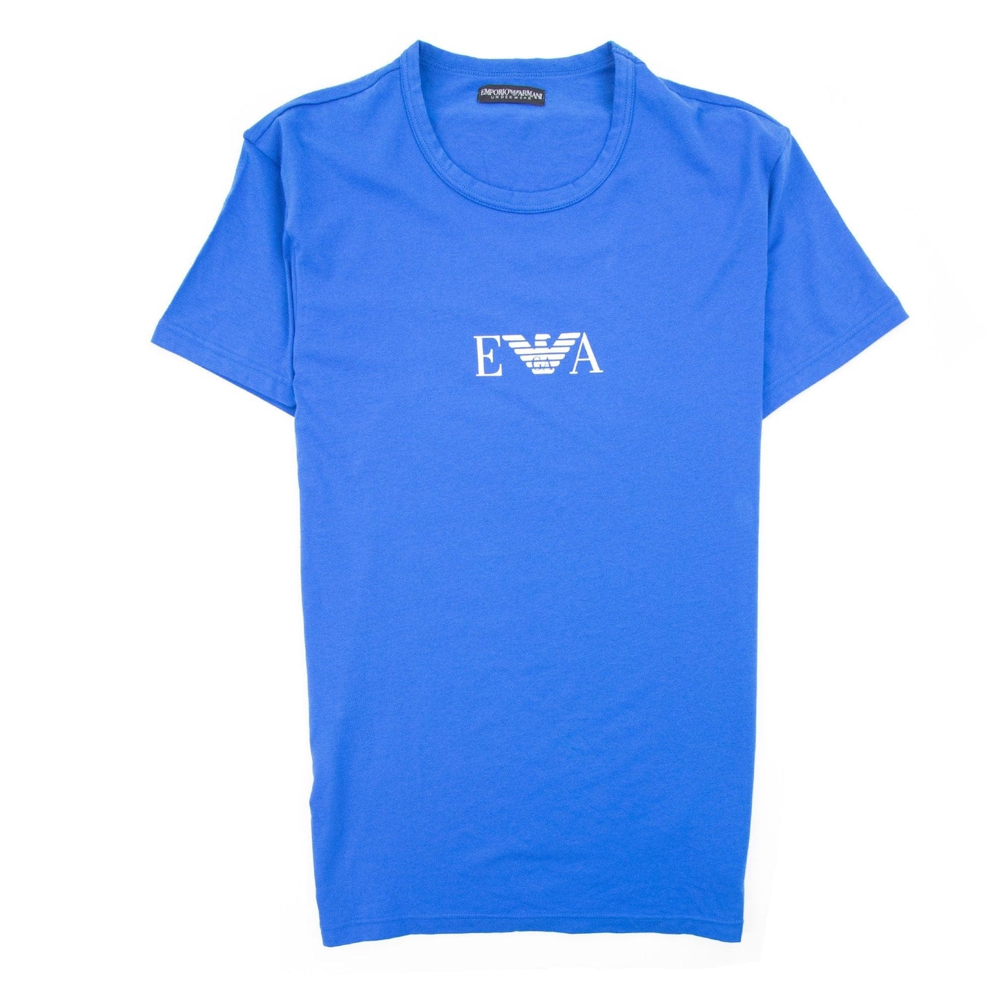 Emporio Armani Crew Neck Short Sleeve T-shirt Elec Blue