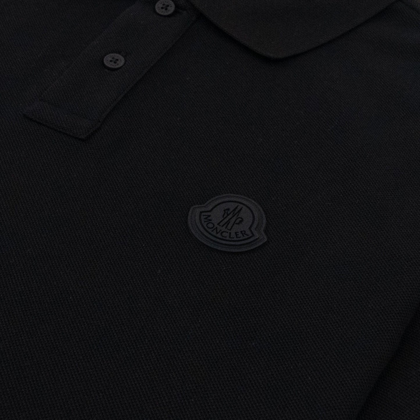 Moncler Logo Polo Shirt Black 999