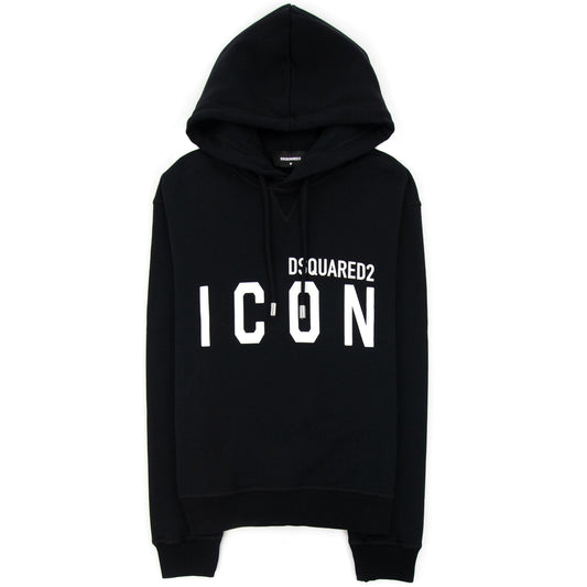Dsquared2 D2 Icon Hoodie Black