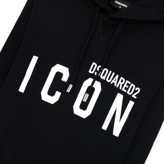 Dsquared2 D2 Icon Hoodie Black