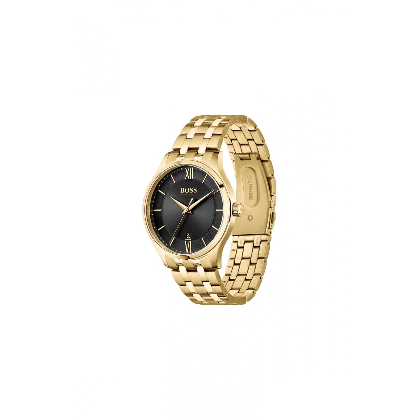 Hugo Boss Elite Gold Plated Watch Gold Plated