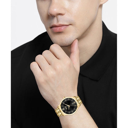 Hugo Boss Elite Gold Plated Watch Gold Plated