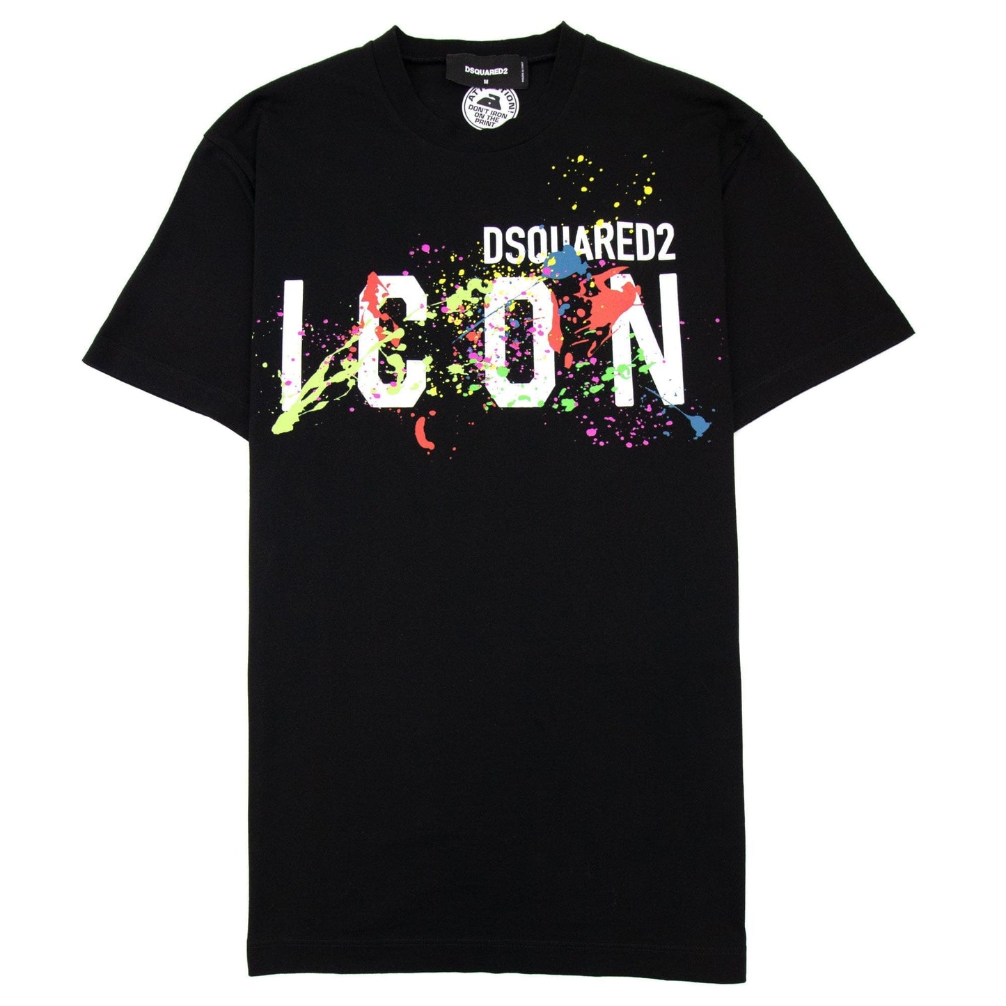 Dsquared2 Icon Splatter Cool T-shirt Black