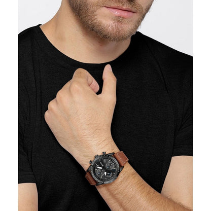 Hugo Boss Pilot Edition Chrono Watch Brown