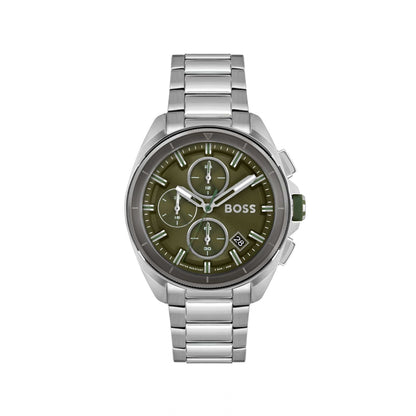 Hugo Boss Volane Green Face Watch Green