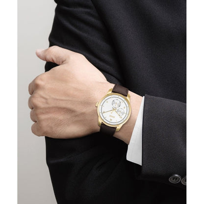 Hugo Boss Sophio Leather Strap Watch Brown
