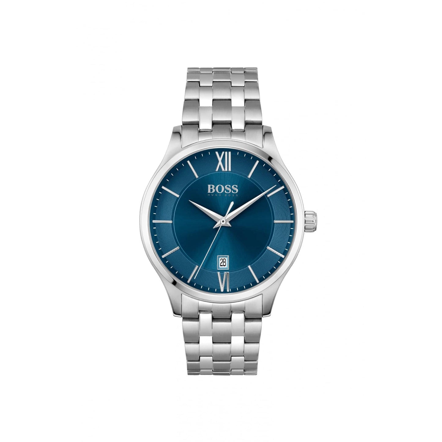 Hugo Boss Elite Quartz Calendar Watch Stainless Steel
