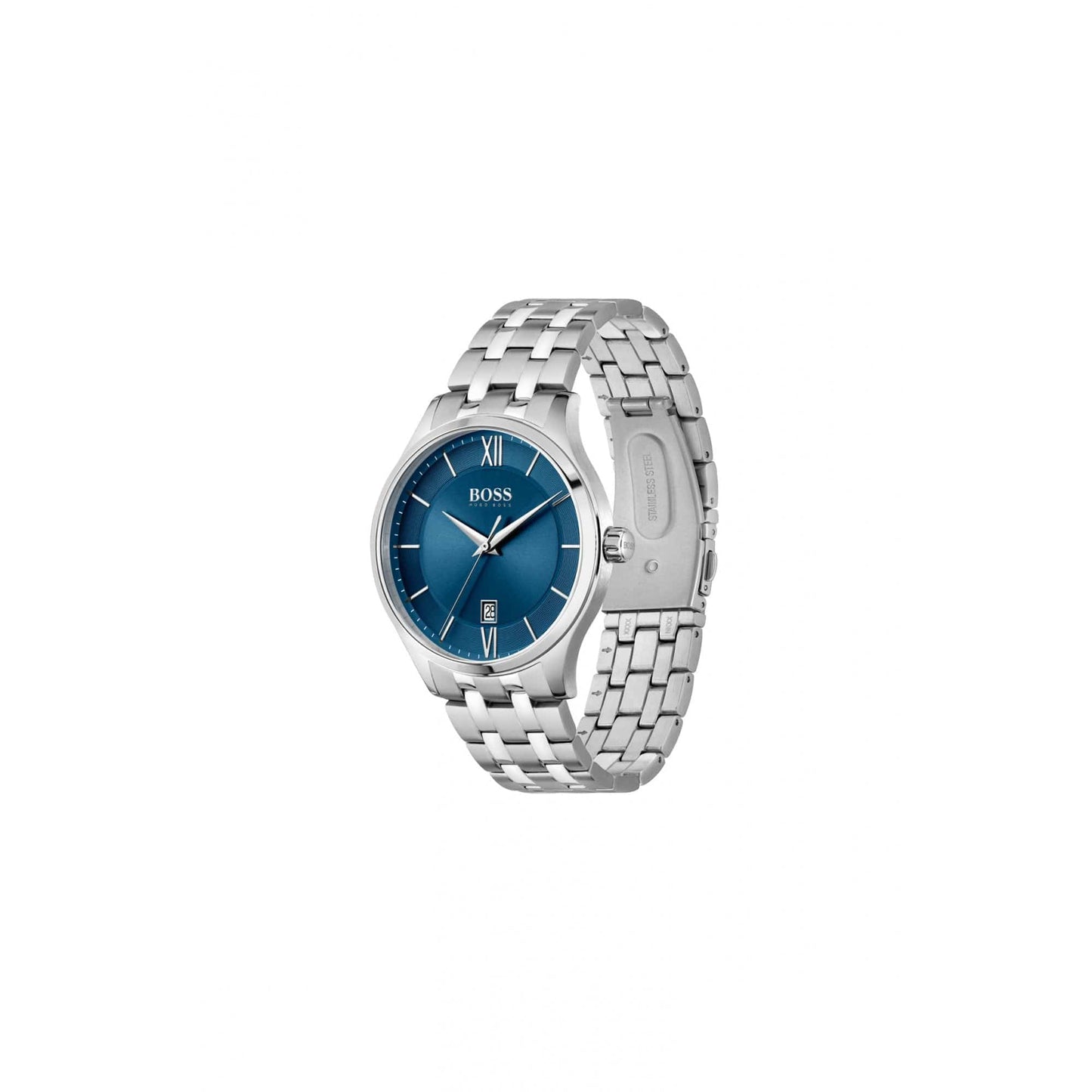 Hugo Boss Elite Quartz Calendar Watch Stainless Steel