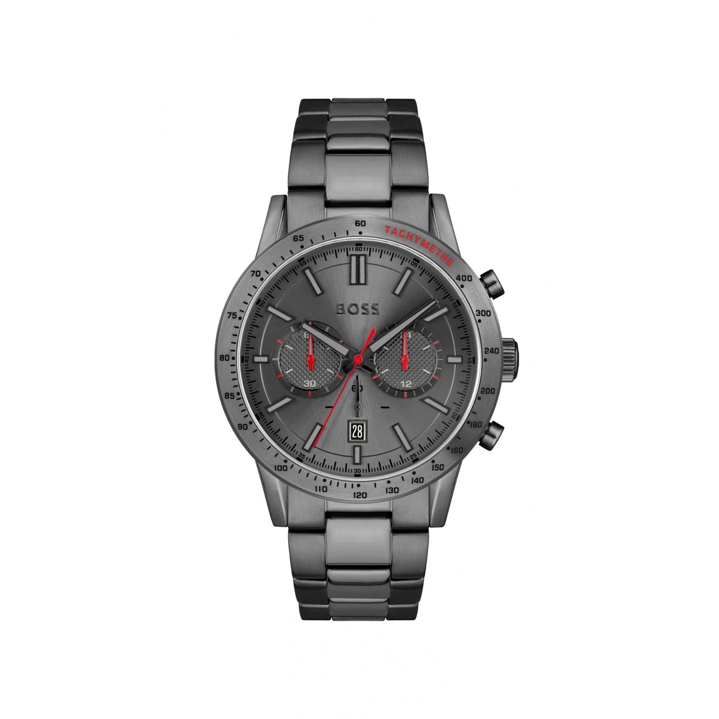 Hugo Boss Allure Plated Grey Steel Watch Grey