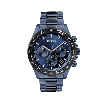 Hugo Boss Hero Blue Plated Steel Watch Blue