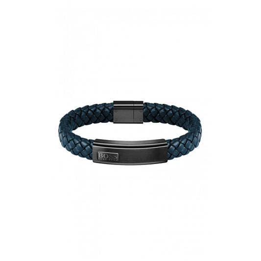 Hugo Boss Magnetic Twill Bracelet Navy