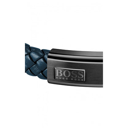 Hugo Boss Magnetic Twill Bracelet Navy