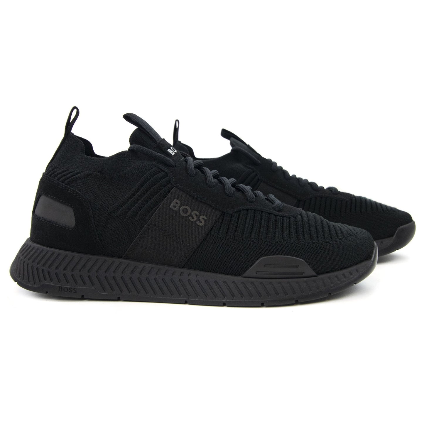 Hugo Boss Mesh Sock Runner Black