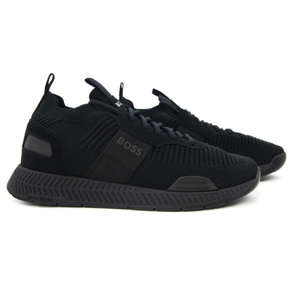 Hugo Boss Mesh Sock Runner Black