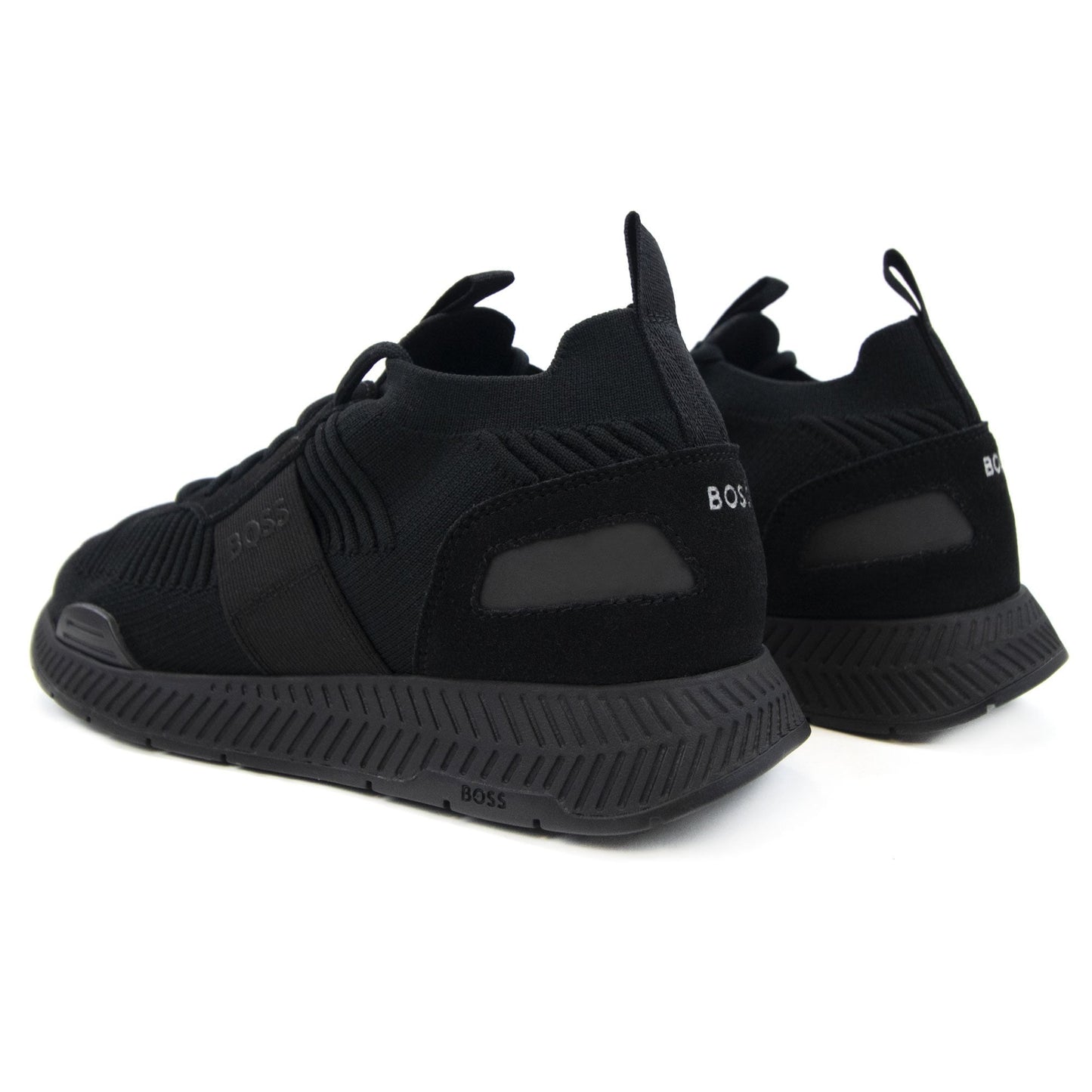 Hugo Boss Mesh Sock Runner Black