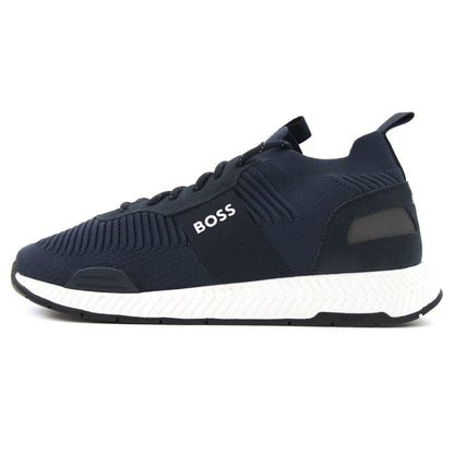 Hugo Boss Mesh Sock Runner Navy