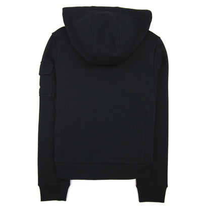 Moncler Women Maglia Hoodied Cardigan Black 999