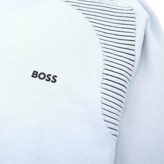 Hugo Boss Ramal Two Tone Stripes Sweater Light Blue 453