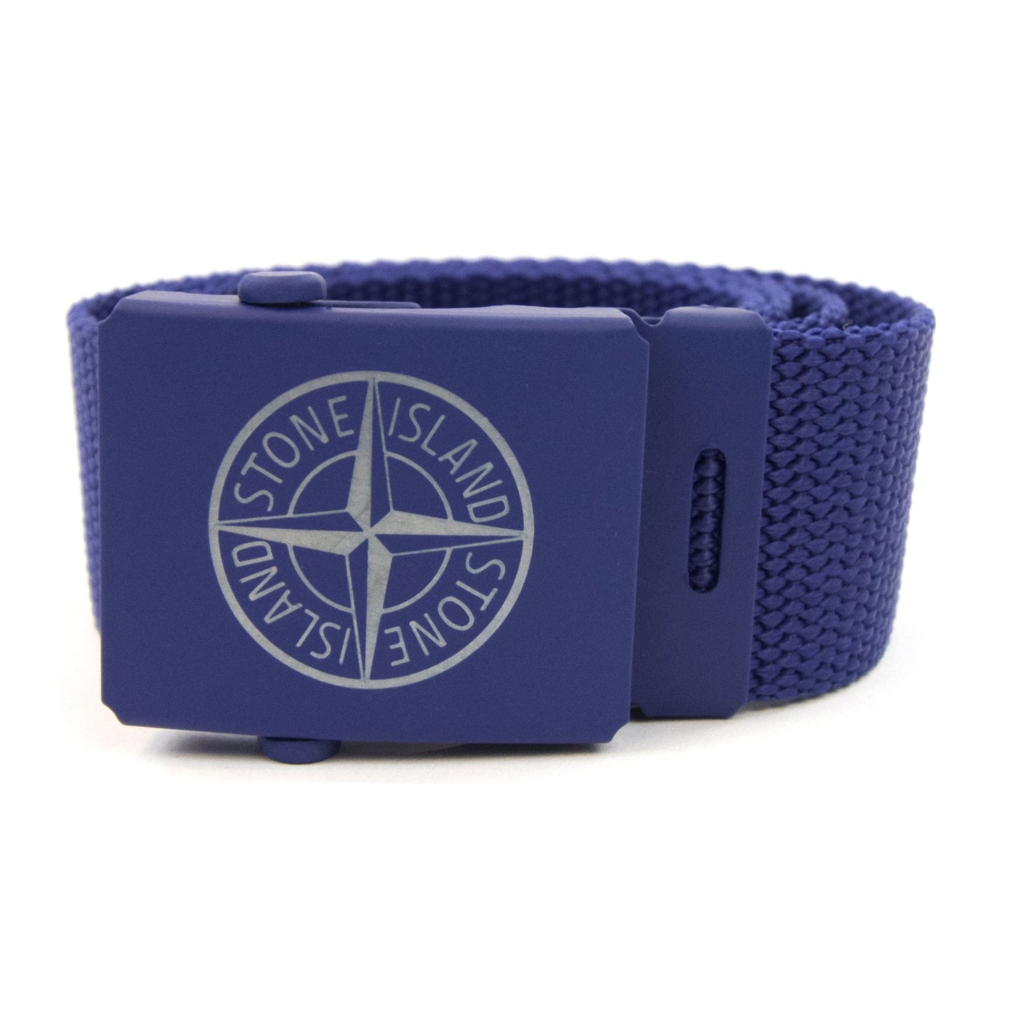 Stone Island Junior 90467 Logo Belt Blue V0027