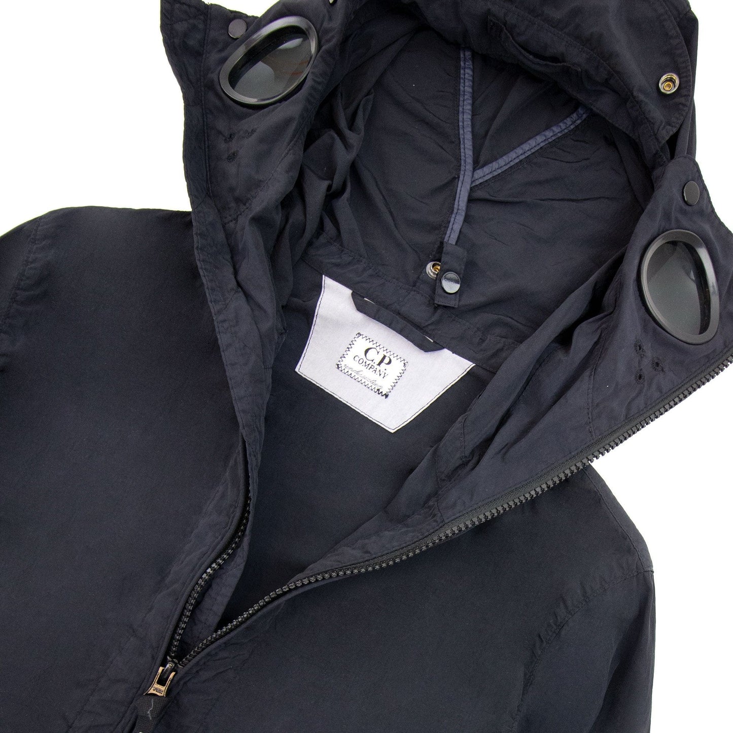 Cp Company Undersixteen Chrome Hoodied Goggle Jacket Navy 888