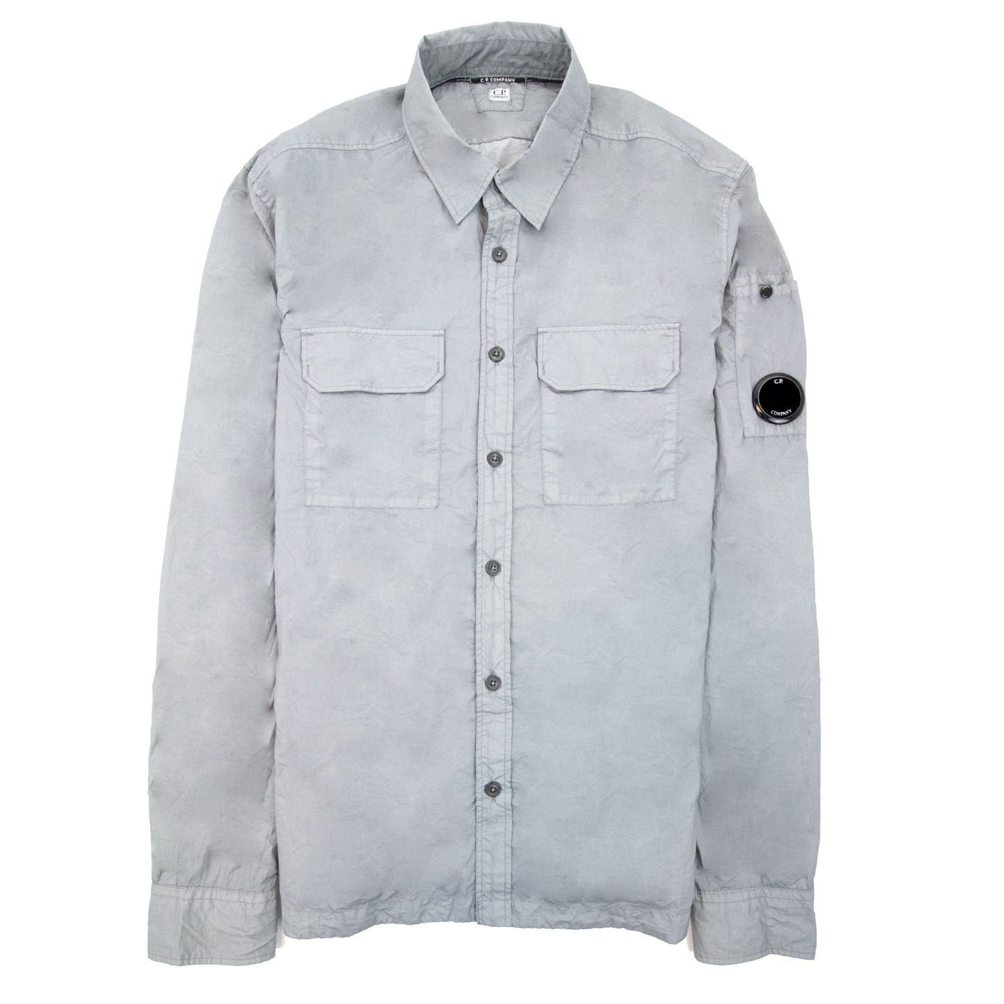 Cp Company Taylon L Nylon Overshirt Griffin Grey 937