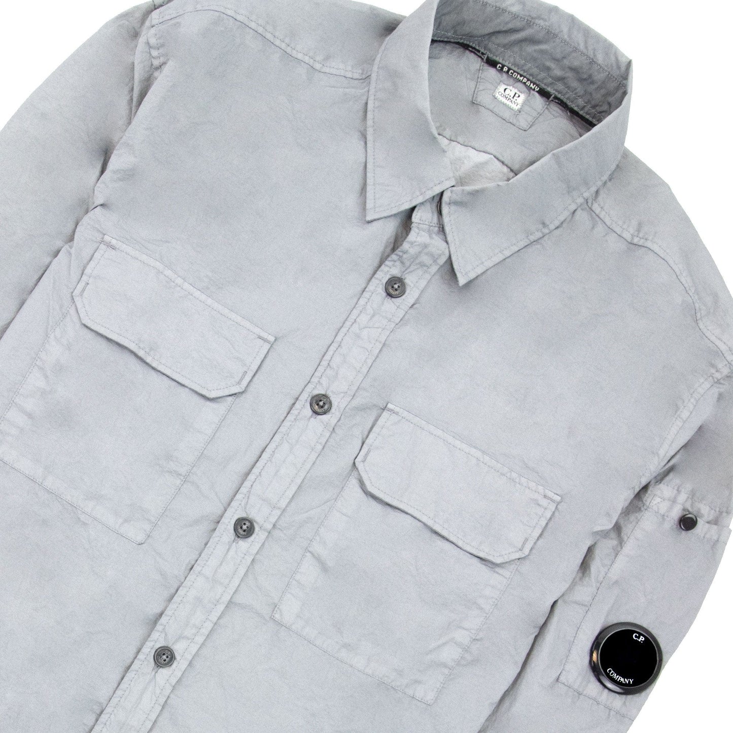 Cp Company Taylon L Nylon Overshirt Griffin Grey 937