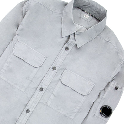Cp Company Taylon L Nylon Overshirt Griffin Grey 937