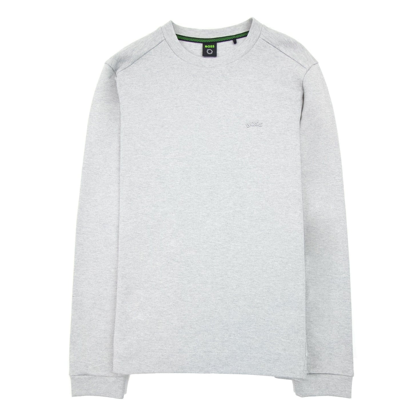 Hugo Boss Salbo Curved Logo Sweatshirt Grey 059