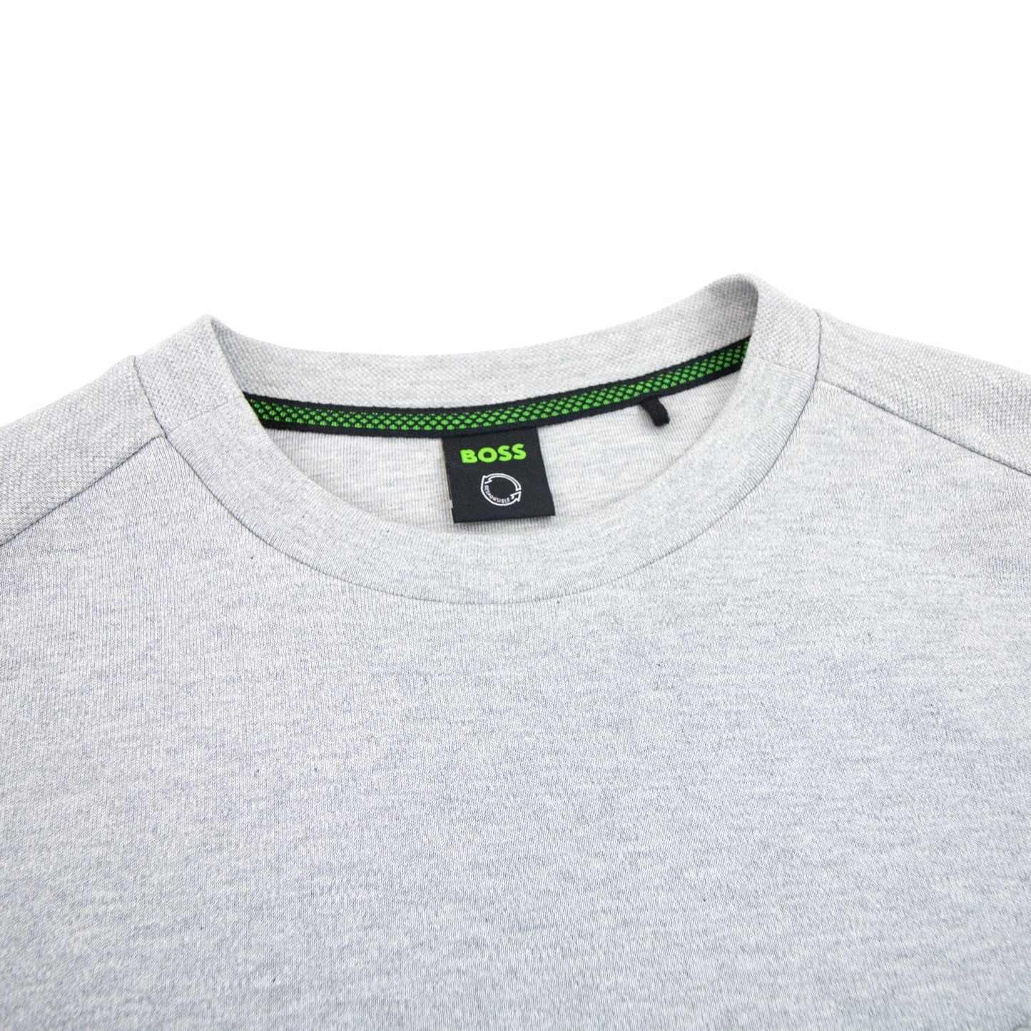 Hugo Boss Salbo Curved Logo Sweatshirt Grey 059