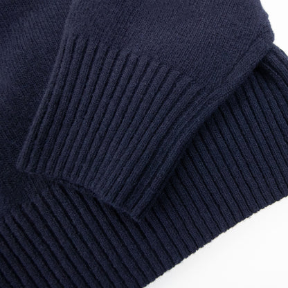 Cp Company Arm Lens Knitted Sweatshirt Navy 888