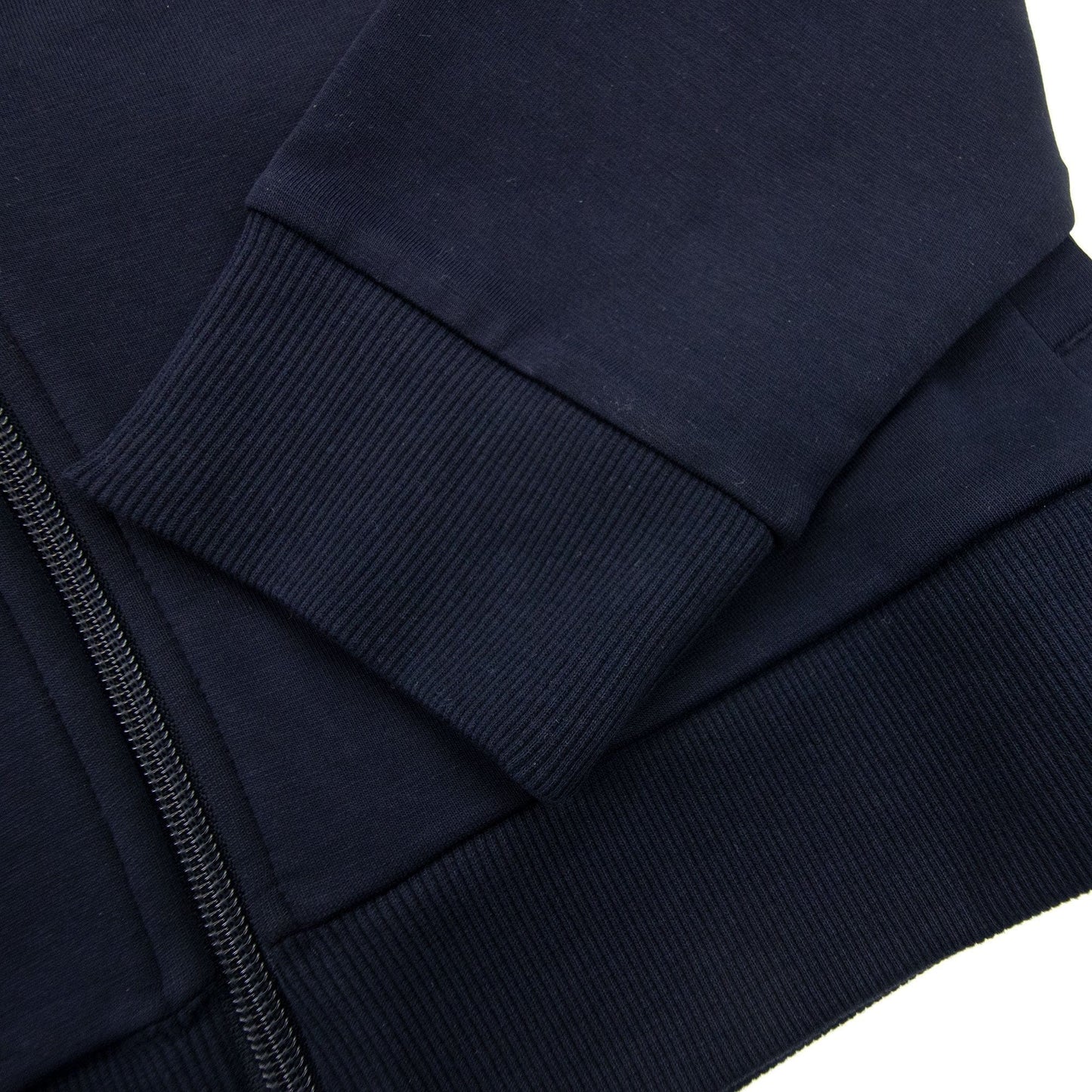 Hugo Boss Saggy 1 Multi Logo Zip Up Hoody Dark Navy 402