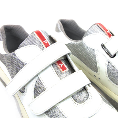 Prada Americas Cup Strap Sneaker White