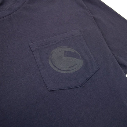 Cp Company Pocket Logo Crewneck T Shirt Navy 888