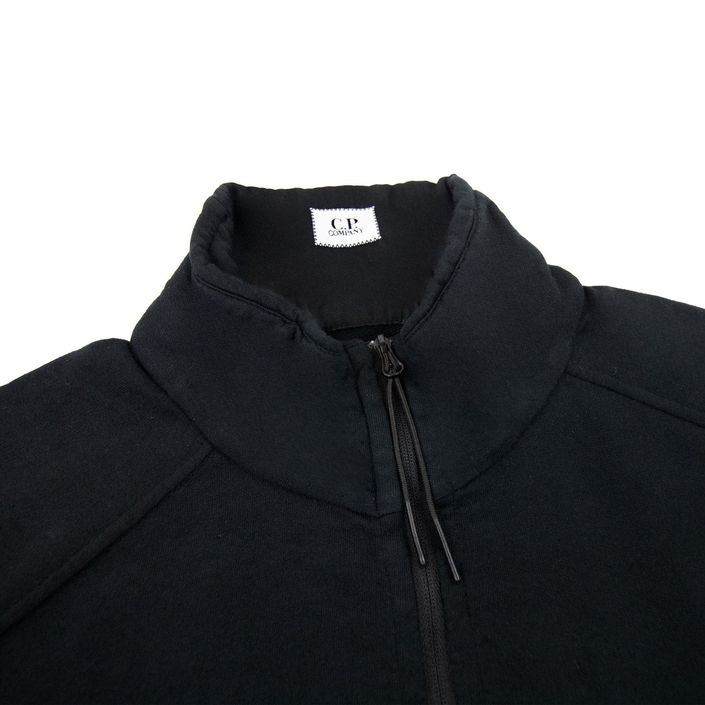 Cp Company Half Zip Arm Lens Sweatshirt Black 999