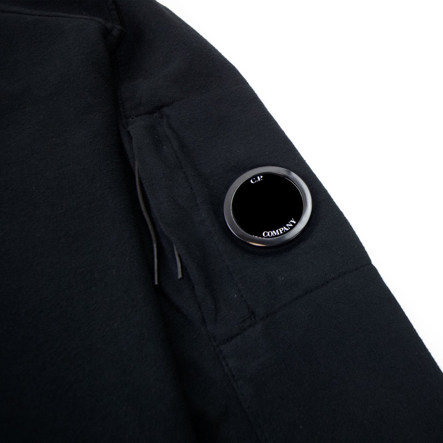 Cp Company Half Zip Arm Lens Sweatshirt Black 999