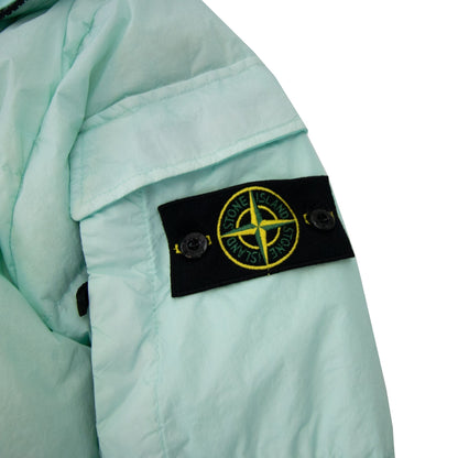 Stone Island 40223 Garment Dyed Crinkle Reps R-ny Down Aqua V0044