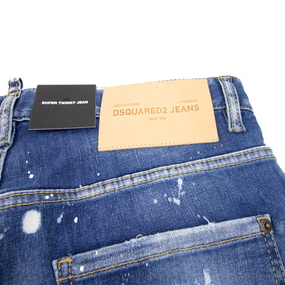 Dsquared2 Super Twinky Peekaboo Wash Jean Denim