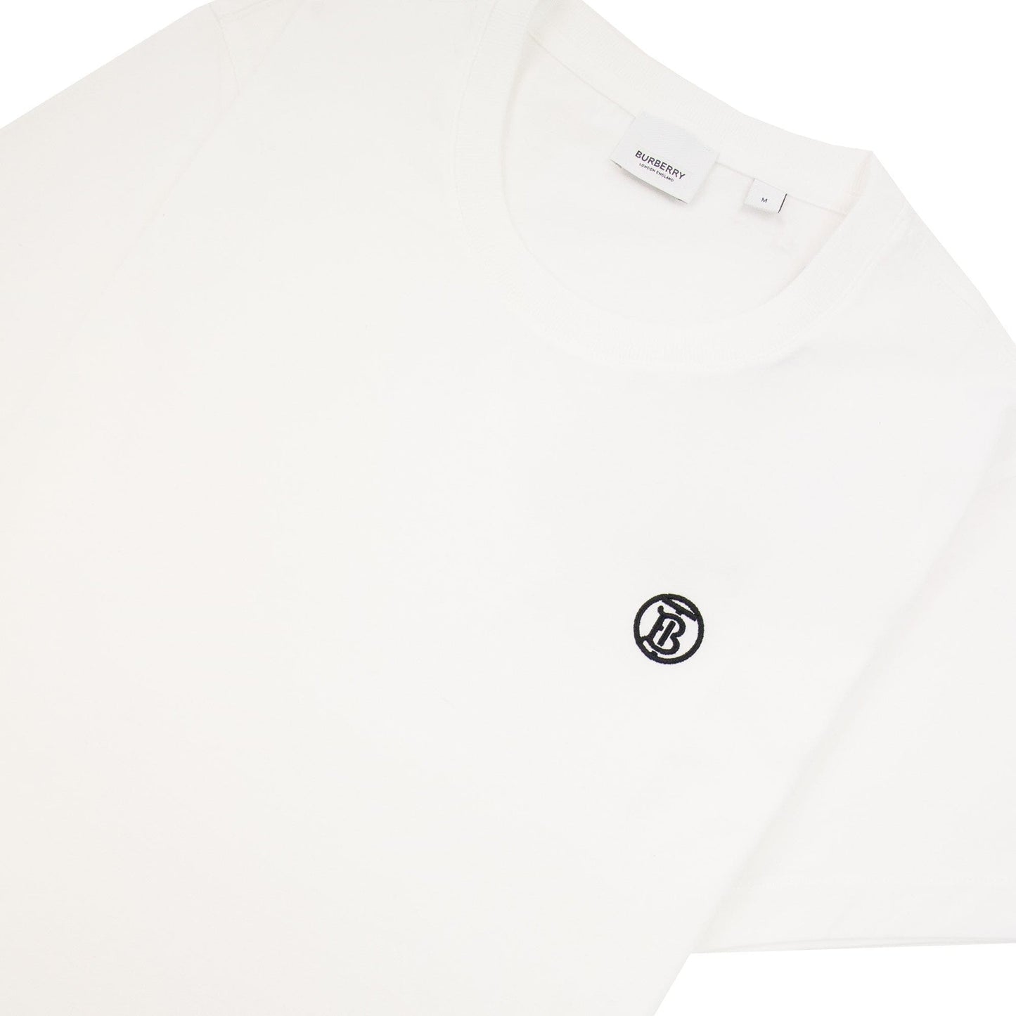 Burberry Monogram Motif Cotton T-shirt White