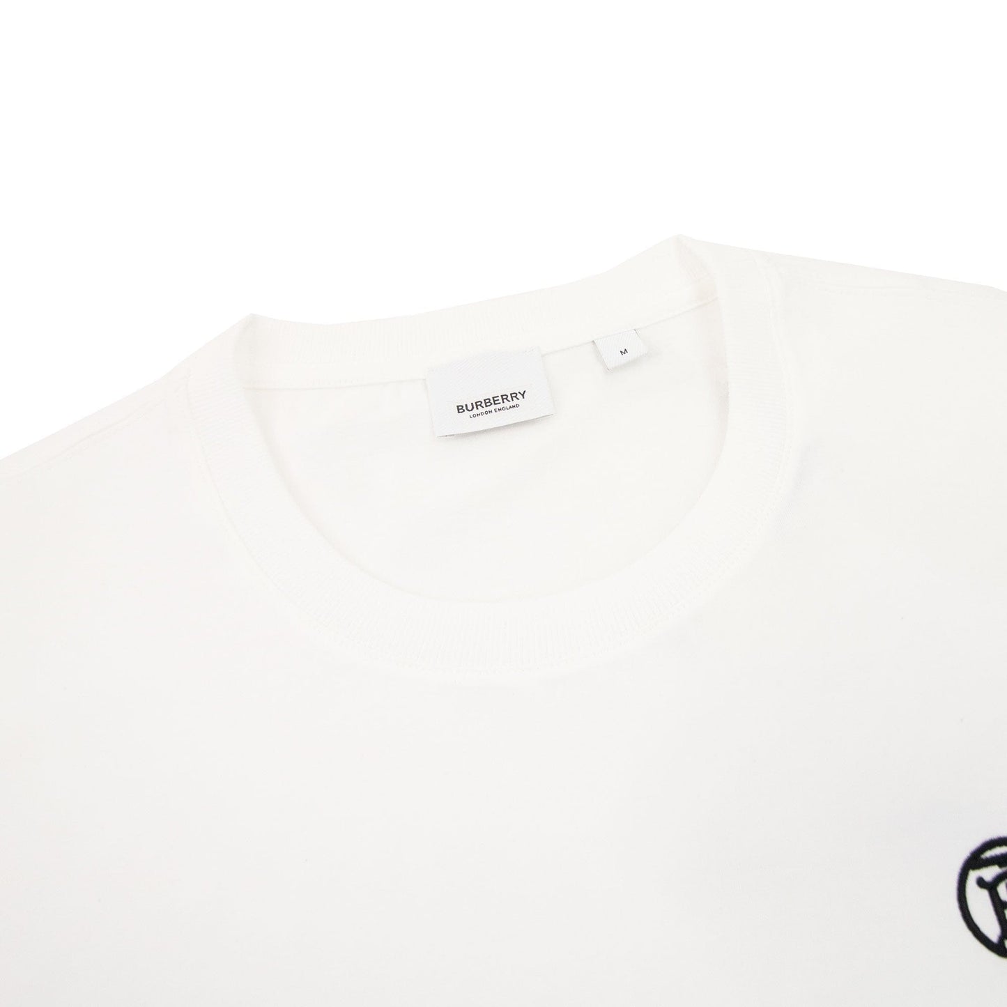 Burberry Monogram Motif Cotton T-shirt White