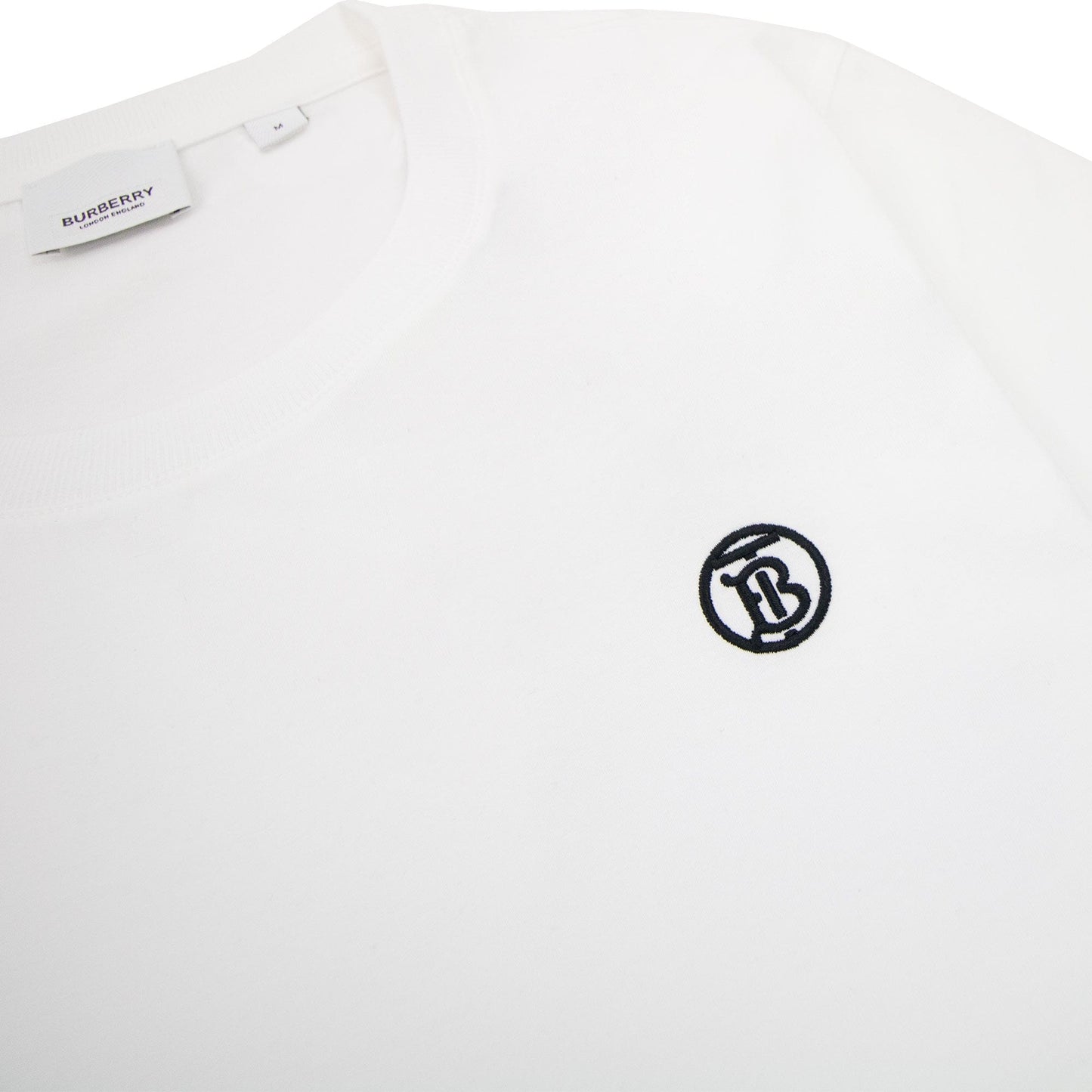 Burberry Monogram Motif Cotton T-shirt White