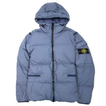 Stone Island 40223 Garment Dyed Crinkle Reps R-ny Down Blue V0024