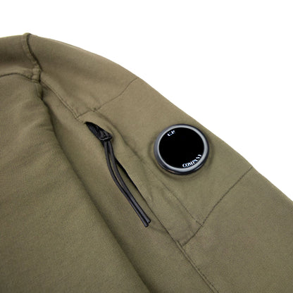 Cp Company Half Zip Arm Lens Sweatshirt Khaki 659