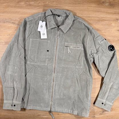 C.P. Company Corduroy Lens Overshirt in London Fog