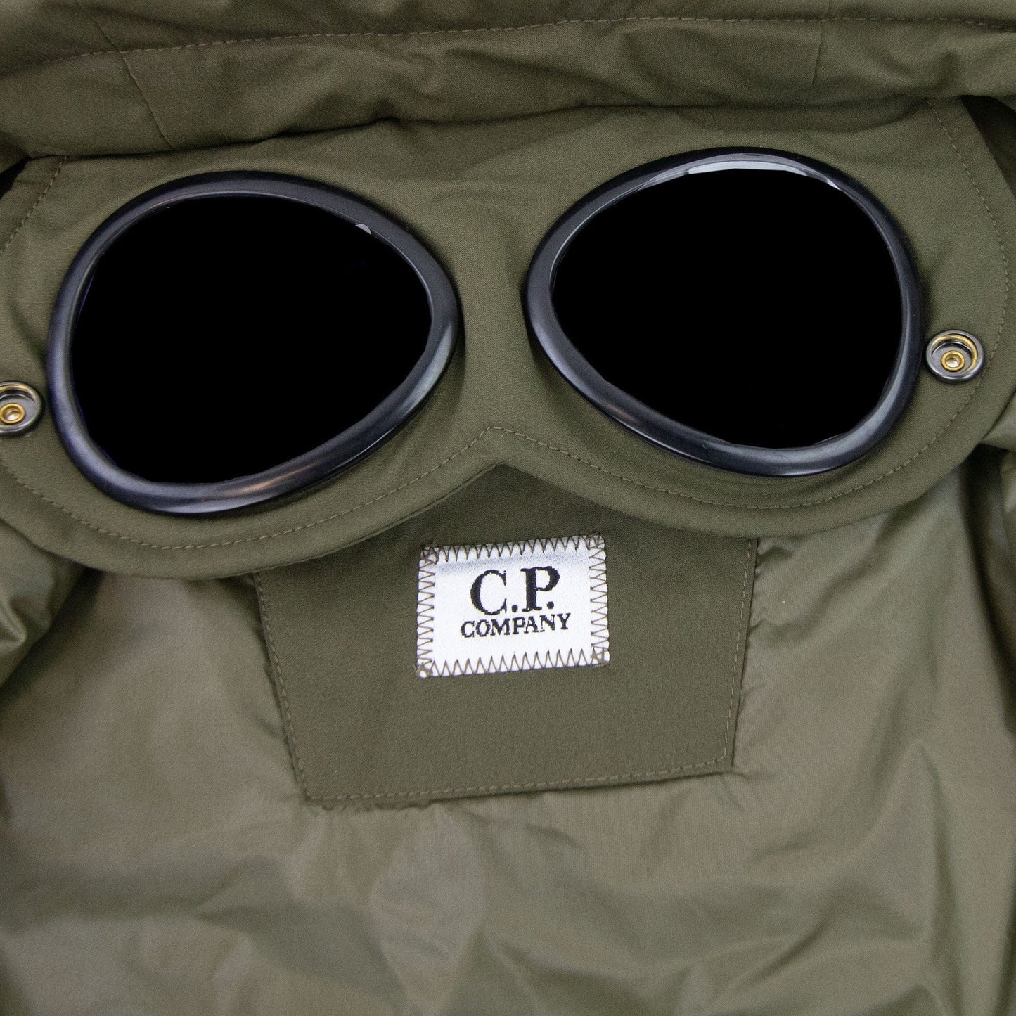 Cp Company Cp Pro Tek Hooded Gilet Khaki 672