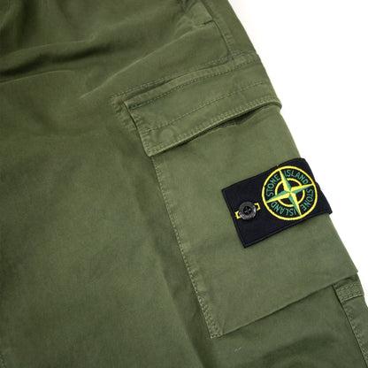 Stone Island 313l1 T.co+old Cargo Trousers Khaki V0158
