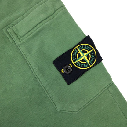 Stone Island 64520 Brushed Cotton Fleece Slim Fit Khaki V0058