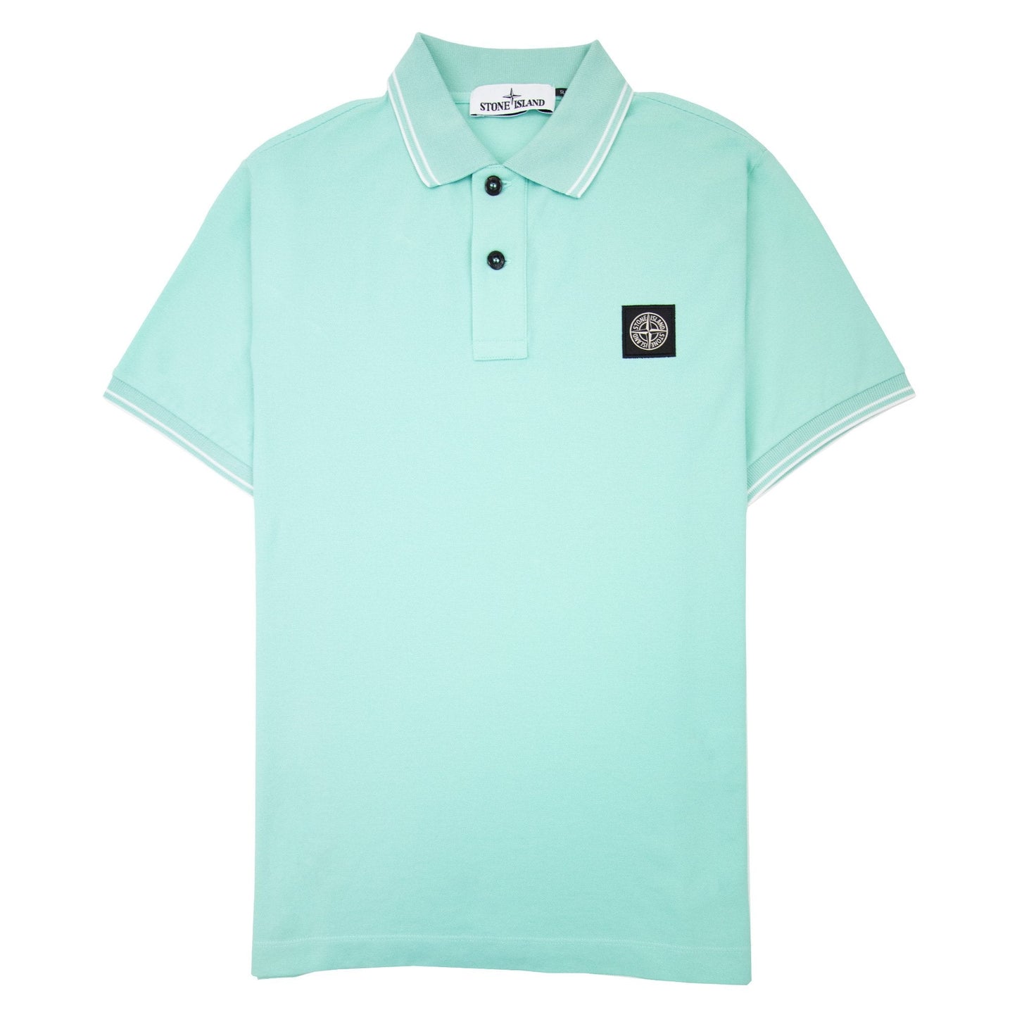 Stone Island 22s18 Slim Fit Polo Shirt Mint Green V0044