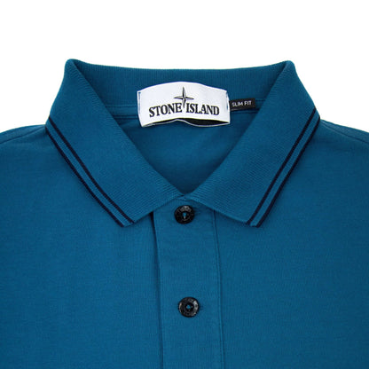 Stone Island Tip Polo Ss Blue V0023